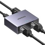 UGREEN Gigabit Ethernet Splitter 1 to 2 | NW301, Gray