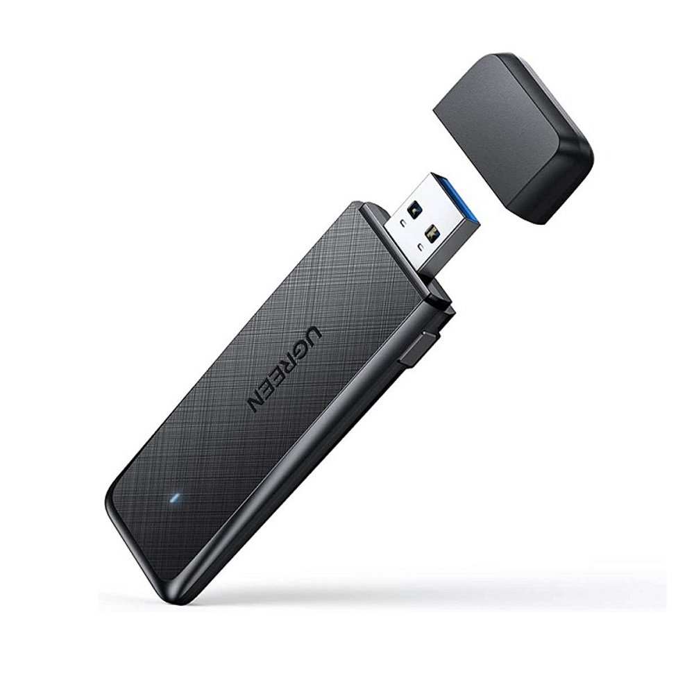 UGREEN Adapter WiFi USB AC1300 11ac Dual-Band 2.4GHz/400Mbps 5GHz/867Mbps | CM492, Black UGREEN Adapter WiFi USB AC1300 11ac Dual-Band 2.4GHz/400Mbps 5GHz/867Mbps | CM492, Black