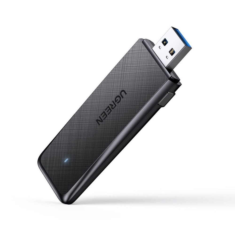 UGREEN Adapter WiFi USB AC1300 11ac Dual-Band 2.4GHz/400Mbps 5GHz/867Mbps | CM492, Black UGREEN Adapter WiFi USB AC1300 11ac Dual-Band 2.4GHz/400Mbps 5GHz/867Mbps | CM492, Black — 2
