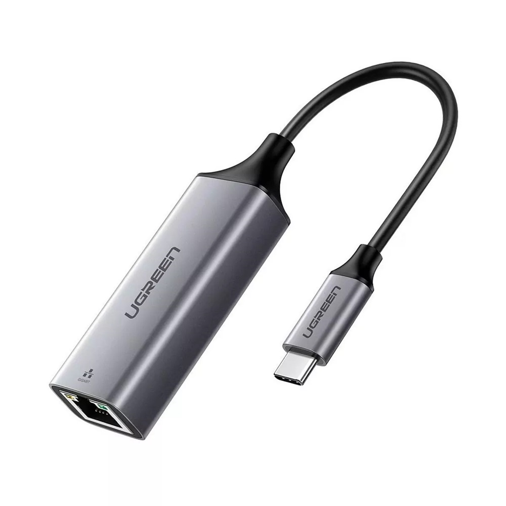 UGREEN Adapter Type-C 3.1 to RJ45 Gigabit Ethernet Thunderbolt 3 CM199, Space Gray UGREEN Adapter Type-C 3.1 to RJ45 Gigabit Ethernet Thunderbolt 3 CM199, Space Gray