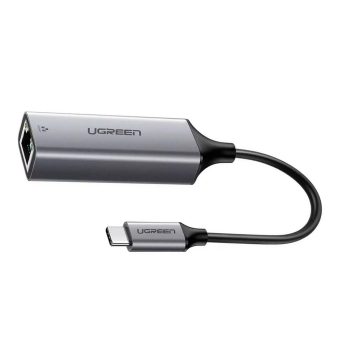 UGREEN Adapter Type-C 3.1 to RJ45 Gigabit Ethernet Thunderbolt 3 CM199, Space Gray — 2