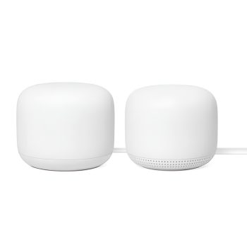 Google Nest WiFi Router and Point (2 pack) White
