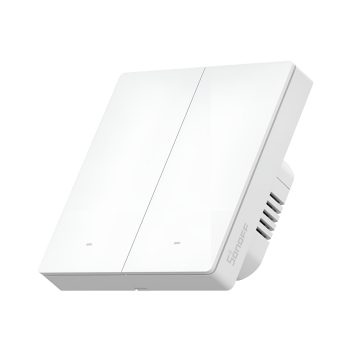 Sonoff Zigbee Smart Wall Switch SwitchMan M5 2-Gang (Neutral Optional), White — 2