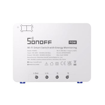 Sonoff Wi-Fi High Power Smart Switch with Energy Monitoring POWR3 25A