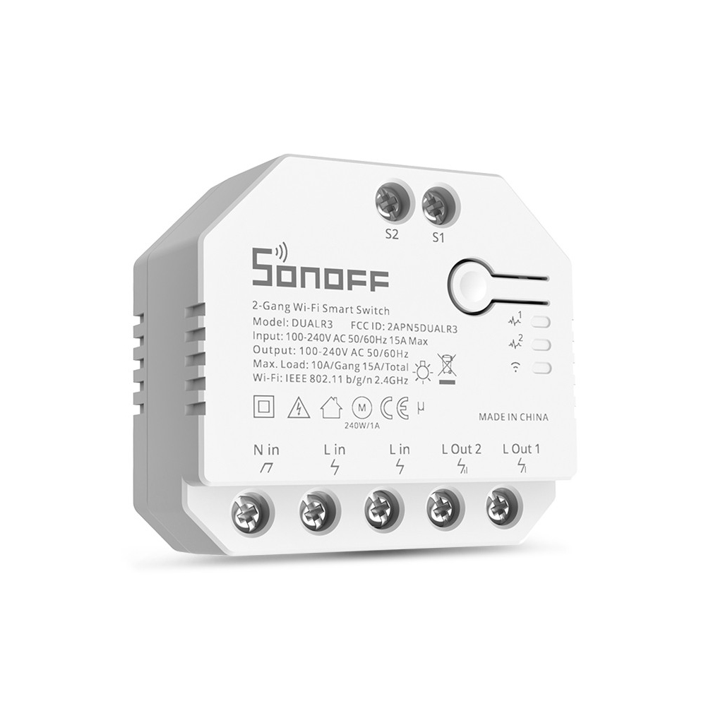 Sonoff Wi-Fi 2-Gang Smart Switch DUALR3 Lite Sonoff Wi-Fi 2-Gang Smart Switch DUALR3 Lite — 2