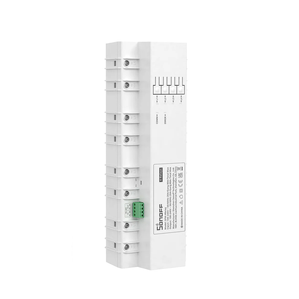 Sonoff Wi-Fi Smart Stackable Power Meter 4 Relay (SPM-4Relay) Sonoff Wi-Fi Smart Stackable Power Meter 4 Relay (SPM-4Relay) — 3