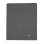 Sonoff Wi-Fi Smart Wall Switch SwitchMan M5 2-Gang (Neutral Wire), Dim Gray