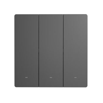 Sonoff Wi-Fi Smart Wall Switch SwitchMan M5 3 Gang (Neutral Wire), Dim Gray