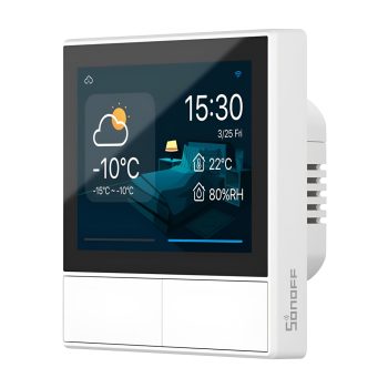 Sonoff Wi-Fi Dual-Channel Smart Scene Wall Switch NSPanel (Neutral Wire), White — 2
