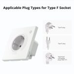Sonoff Matter Over Wi-Fi Orb Wall Socket (WS01TPF-E), White