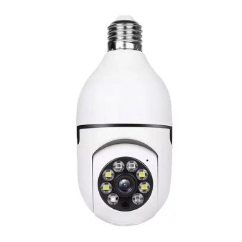 Bulb E27 Wi-Fi Smart Camera 2MP 1080P App Tuya, White