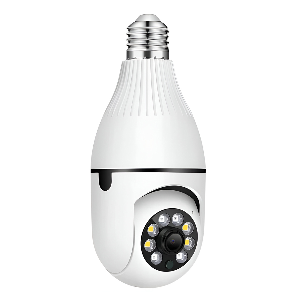 Bulb E27 Wi-Fi Smart Camera 2MP 1080P App Tuya, White Bulb E27 Wi-Fi Smart Camera 2MP 1080P App Tuya, White — 2