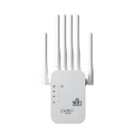 WiFi Repeater Range Extender Dual-Band 1200M (2.4G/5G), White