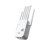WiFi Repeater Range Extender Dual-Band 1200M (2.4G/5G), White