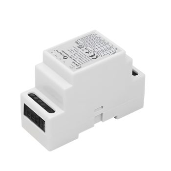 Gledopto ZigBee Pro Din-rail 5in1 LED Strip Controller CCT/RGB/RGBW/RGBCCT/Dimmer (GL-C-011P), DC 12-54V, max 15A output, 36x59x91mm — 2