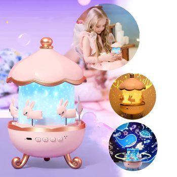 Glaceon Light Projector,6 Film,5 Colours Changing,Rabbits Night Light Projector for Kids — 2
