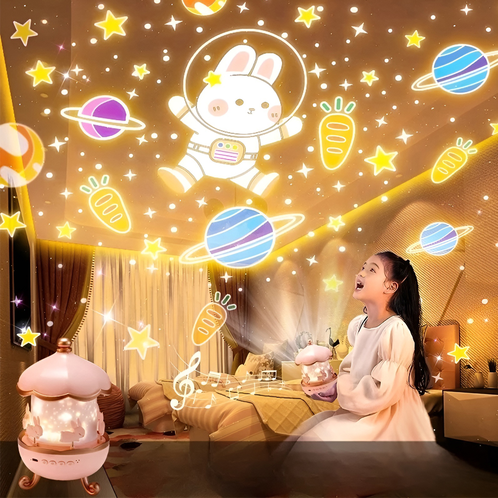 Glaceon Light Projector,6 Film,5 Colours Changing,Rabbits Night Light Projector for Kids Glaceon Light Projector,6 Film,5 Colours Changing,Rabbits Night Light Projector for Kids — 3