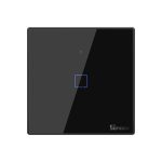 Sonoff Wi-Fi Smart Touch Wall Switch TX Series 1-Gang (Neutral Wire), Black