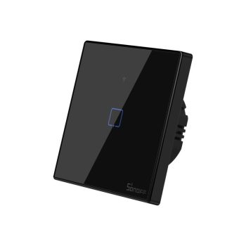 Sonoff Wi-Fi Smart Touch Wall Switch TX Series 1-Gang (Neutral Wire), Black — 2