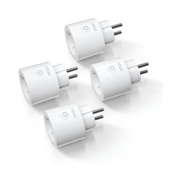 imou Smart Plug with Energy Monitoring Wi-Fi/Matter 220-240V 16A (4pcs), White