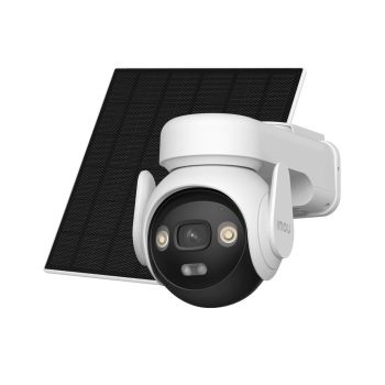 imou Outdoor AOV PT Security Camera with 5W Solar Panel Wi-Fi+4G 3K 5MP, White