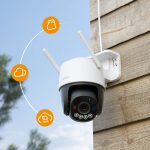 imou Outdoor PT Security Camera Cruiser SC Wi-Fi 3K 8MP, White
