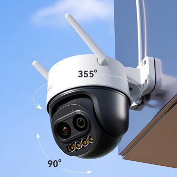 imou Outdoor PT Security Camera Cruiser Z 3K 5MP, White — 2