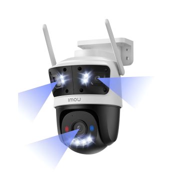 imou Outdoor PT Security Camera Cruiser Triple 3K 3+3+5MP, White — 2
