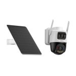 imou Outdoor AOV PTZ Dual Security Camera with 8W Solar Panel Wi-Fi+4G 3K 5+5MP, White