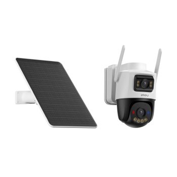 imou Outdoor AOV PTZ Dual Security Camera with 8W Solar Panel Wi-Fi+4G 3K 5+5MP, White — 2