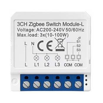 Avatto Smart Light Switch 3 Gang 100W Zigbee (No Neutral Wire)