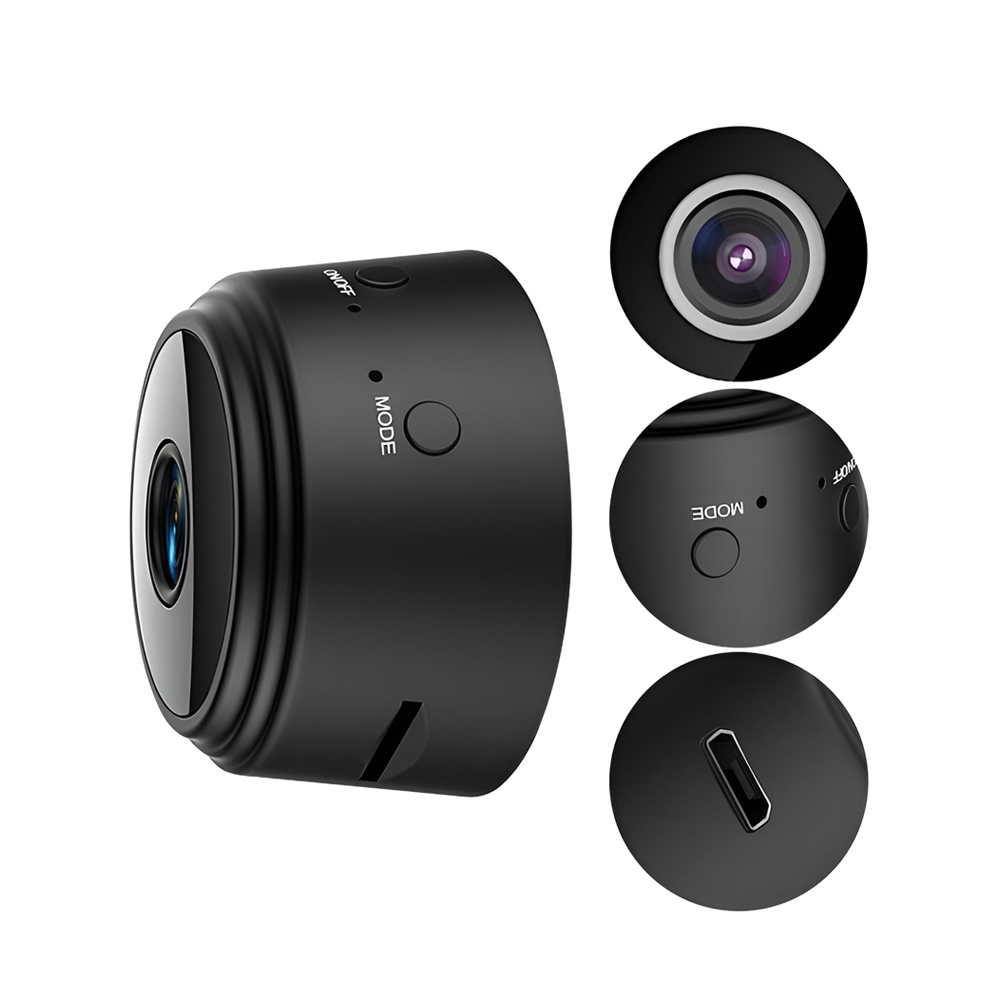 Mini WiFi Security Spy Camera A9, Black Mini WiFi Security Spy Camera A9, Black — 3