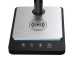 Maxcom Led Lamp ML3100 with 10W Inductive Charger Black