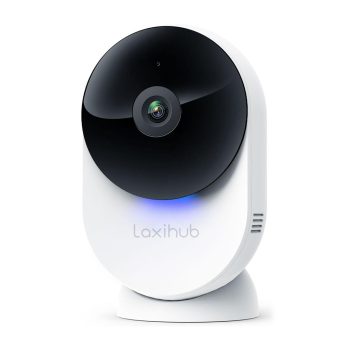 LaxiHub 1080p Wi-Fi Indoor Mini Camera Dual-Band 2.4GHz & 5GHz + MicroSD Card 32GB