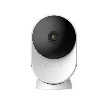 LaxiHub 1080p Wi-Fi Indoor Mini Camera Dual-Band 2.4GHz & 5GHz + MicroSD Card 32GB — 2