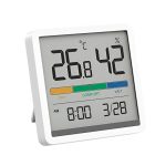 MIIIW Comfort Temperature and humidity clock, White