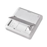 MIIIW Comfort Temperature and humidity clock, White