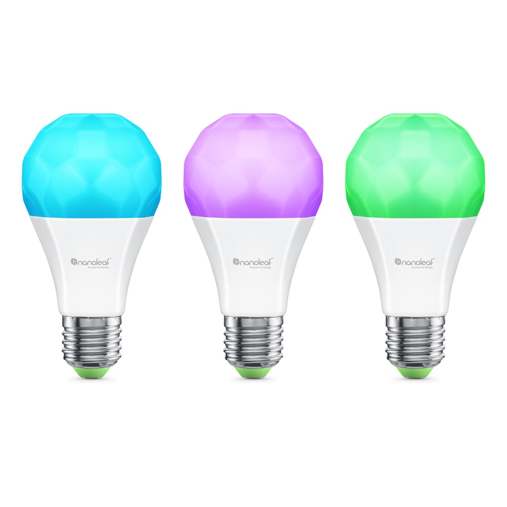 Nanoleaf Essentials Smart A19 Bulb, E27 3 Pack Nanoleaf Essentials Smart A19 Bulb, E27 3 Pack
