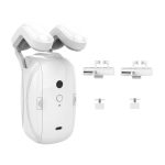 Smart Curtain Motor Electric Cornice WiFi Rechargeable 4000mAh, White