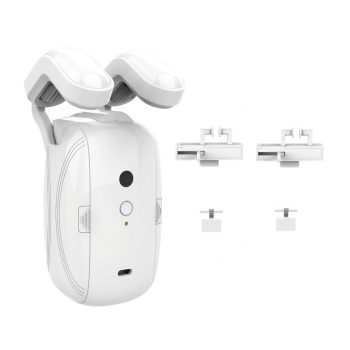 Smart Curtain Motor Electric Cornice WiFi Rechargeable 4000mAh, White