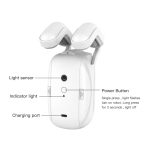 Smart Curtain Motor Electric Cornice WiFi Rechargeable 4000mAh, White
