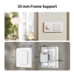 Aqara Zigbee/ Thread Light Switch H2 EU ( 4 Buttons, 2 Channels), White