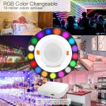 Moes ZigBee LED Downlight Spot 2700K-6500K RCB+C+W, 900lm, 3.5″, 10W