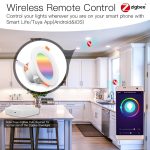 Moes ZigBee LED Downlight Spot 2700K-6500K RCB+C+W, 900lm, 3.5″, 7W