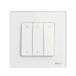Moes Zigbee + RF Star Ring Curtain Switch 3A (Neutral Required), White