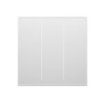 Moes Zigbee Star Feather Smart Push Button Switch 3 Gang (Neutral Wire), White