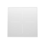Moes Zigbee Star Feather Smart Push Button Switch 4 Gang (Neutral Wire), White