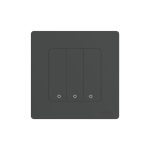 Moes Zigbee Star Ring Smart Push Button Switch 3 Gang (Neutral Required), Grey