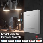 Moes Zigbee Star Ring Smart Dimmer Switch 1 Gang (Neutral Required), White