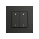 Moes Zigbee Star Ring Smart Dimmer Switch 2 Gang (Neutral Required), Grey